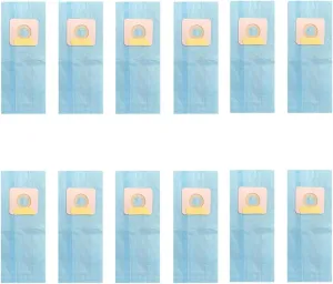 12 Pack Replacement Type H Vacuum Bag for Riccar Series 1400 1500 1700 1800 for Simplicity S38 S36 S24 S20 S18 Vacuum Models