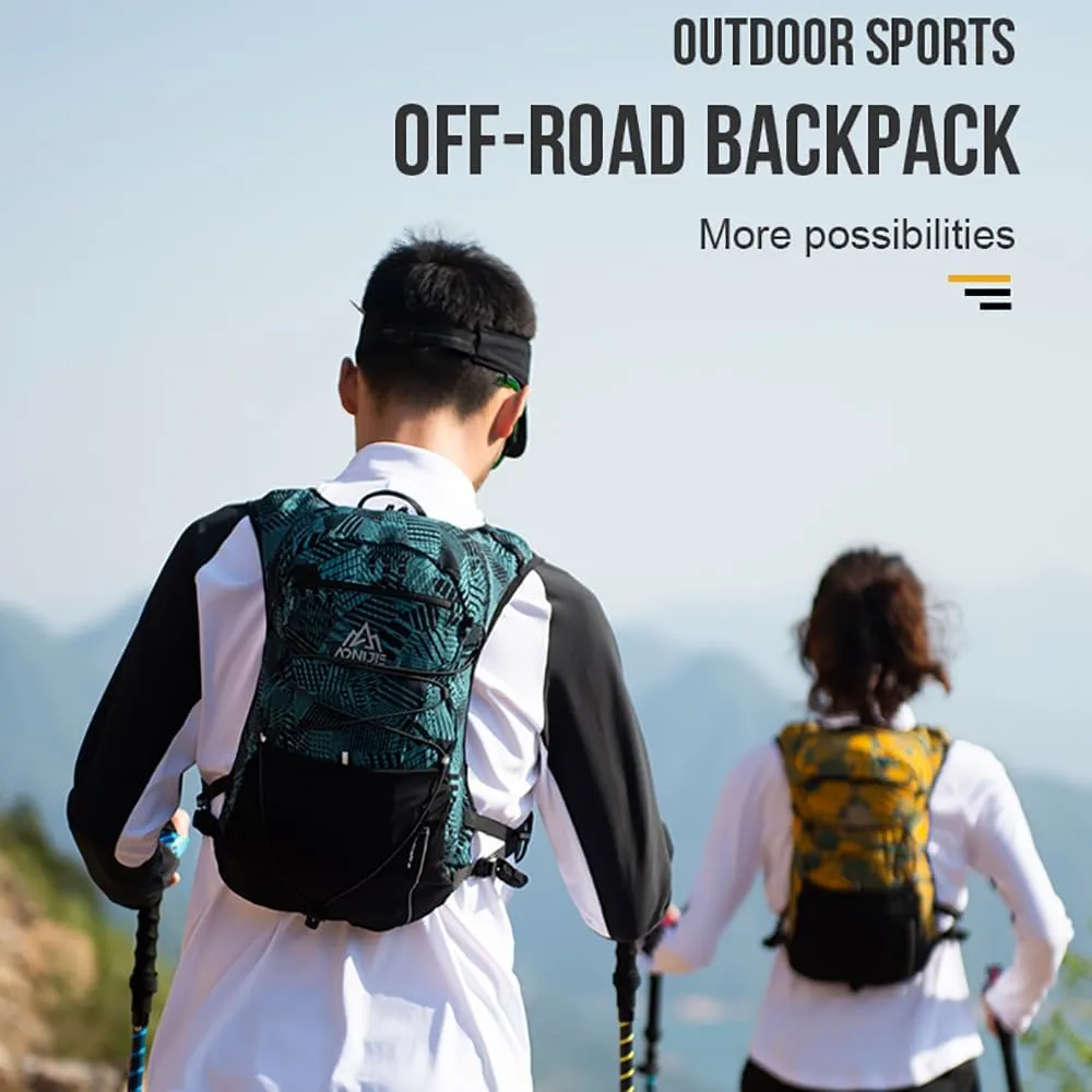 12L Hydration Backpack Vest, Multi-Pocket Design, Breathable and Lightweight Running Backpack for Cycling, Climbing and Hiking