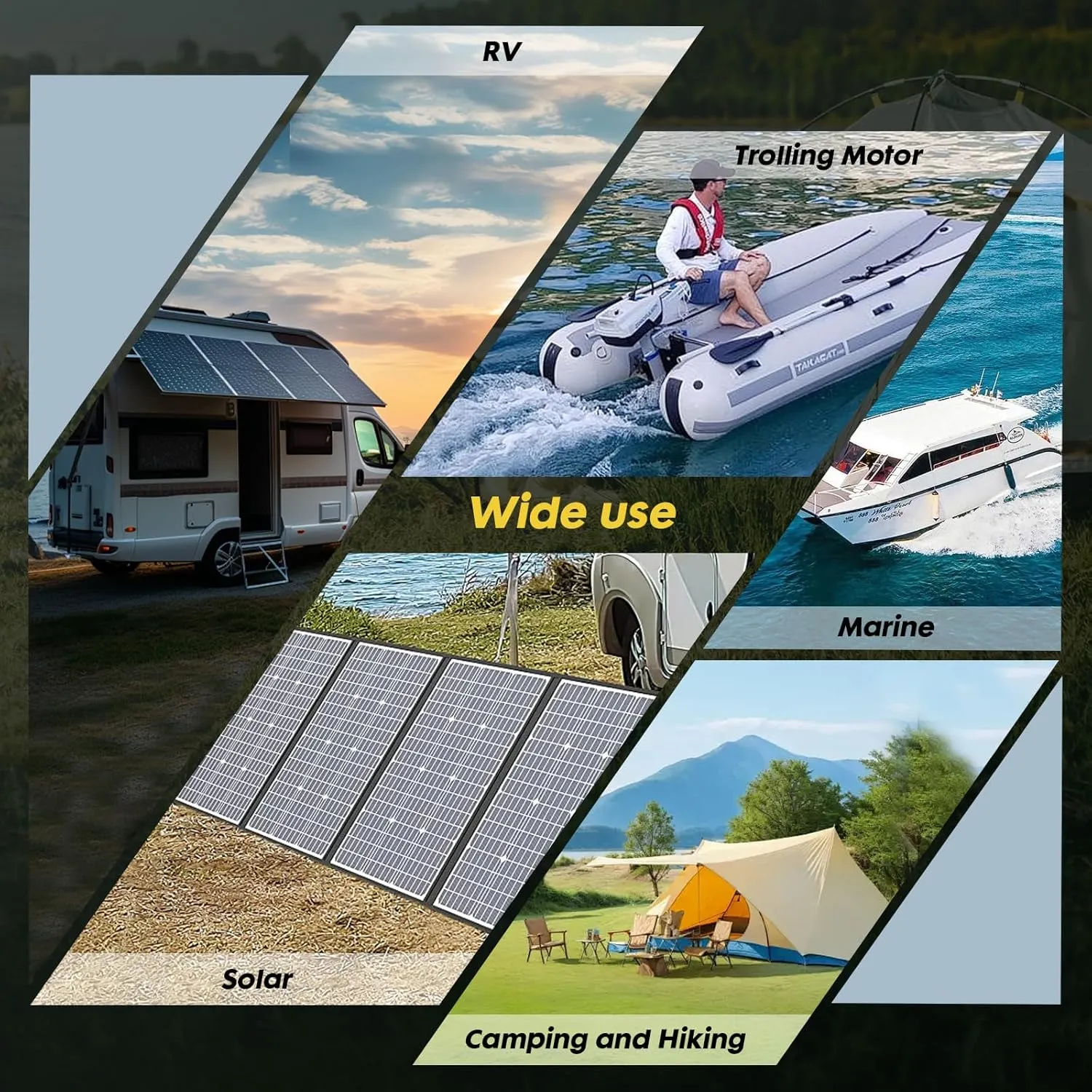 12V 120Ah LiFePO4 Battery,Marine Battery Built-in 100A BMS 1536Wh,8000  Deep Cycle Lithium Batteries 12V for Trolling Motor,Boat,RV,Solar and Off Grid Applications