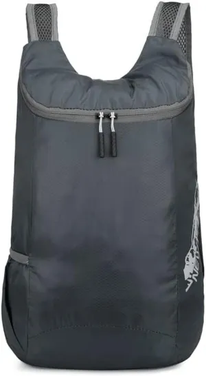 14L Hiking Backpack Lightweight Packable Hiking Daypack Water Resistant Lightweight Foldable Hiking Backpack for Travel Camping Outdoor Small Travel Outdoor Foldable Shoulder Bag (Grey)