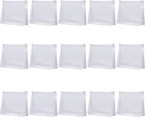 15 PCS Mini Clear Makeup Bag Small Clear Plastic Cosmetic Bags with Zipper Travel Toiletry Makeup Bag