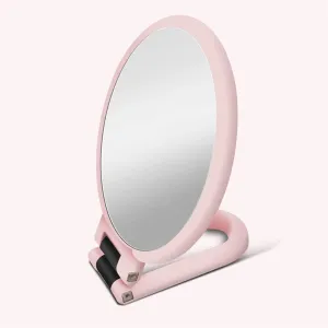 15/10X Magnifying Handheld Vanity Mirror Travel Folding Hand Held Mirror-Double Sided Folding Adjustable Pedestal Makeup Mirror (Size : 10X)