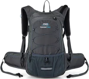 15L Insulated Hydration Backpack Pack with 2L Water Bladder Lightweight Hiking Backpack Bag for Women Men Daypack for Hiking Running Festival Camping Biking