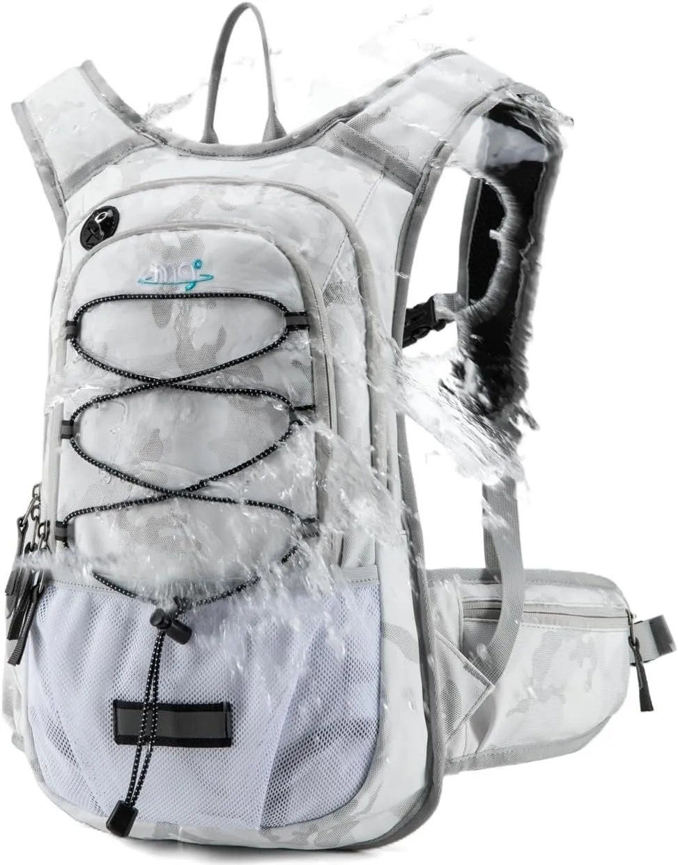 15L Insulated Hydration Backpack Pack with 2L Water Bladder Lightweight Hiking Backpack Bag for Women Men Daypack for Hiking Running Festival Camping Biking