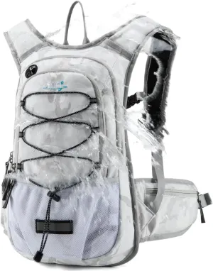 15L Insulated Hydration Backpack Pack with 2L Water Bladder Lightweight Hiking Backpack Bag for Women Men Daypack for Hiking Running Festival Camping Biking