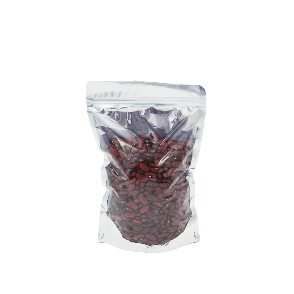 16x24 Reusable Foil Silver Ziplock Bag Full Window