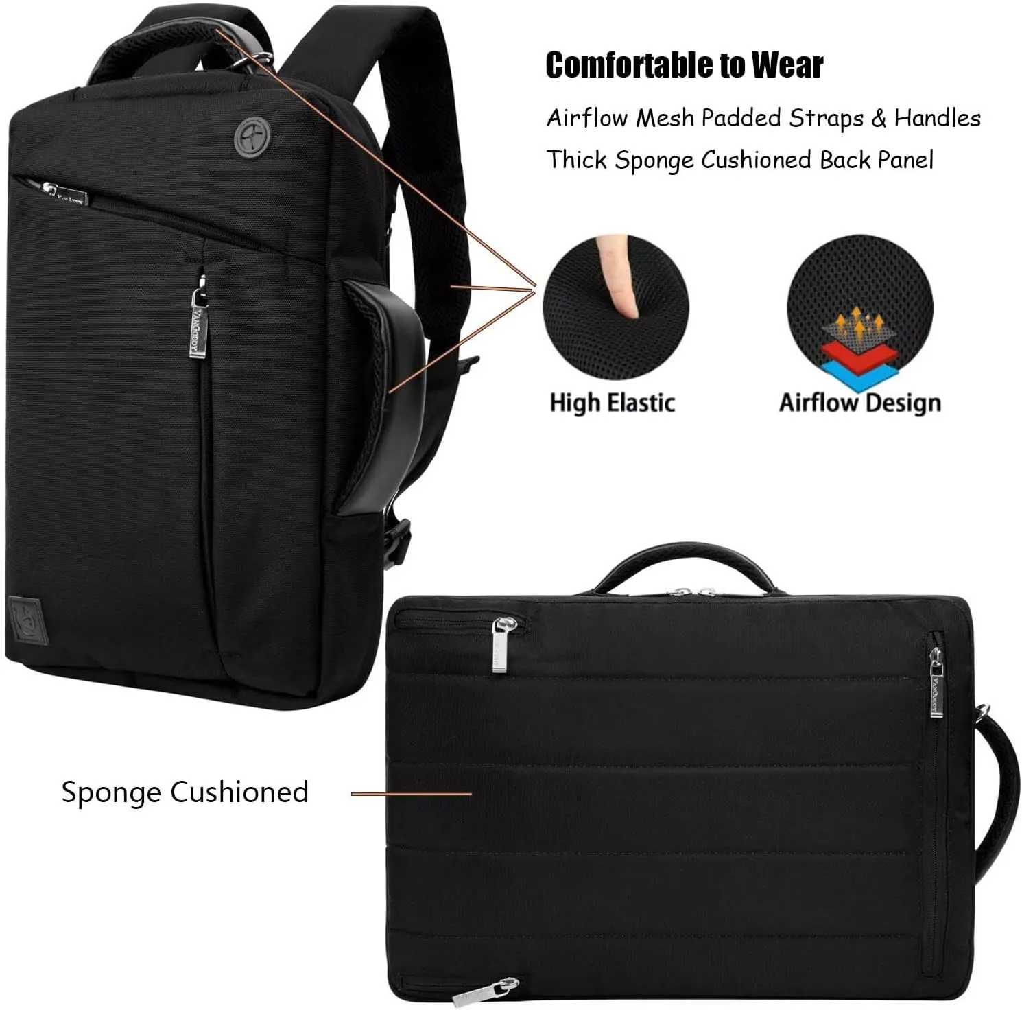 17.3 Inch Laptop Shoulder Bag Compatible with MSI Katana A17, Stealth 17, Pulse 17, Sword 17, Vector 17, Katana GF76