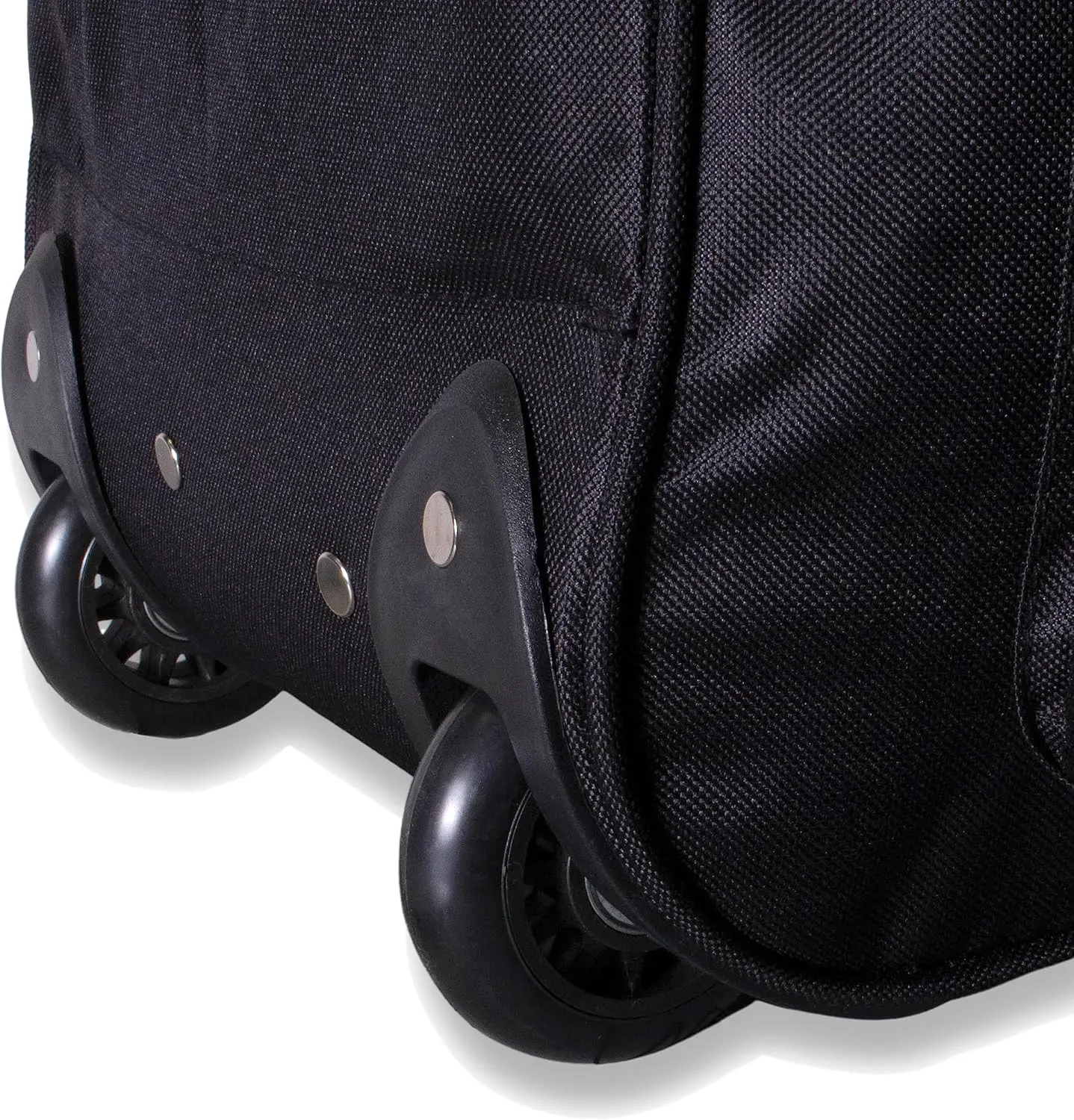 20"/30"/36"/40" Rolling Duffle Bag Travel Wheeled Luggage Suitcase (Black, 30-inch)