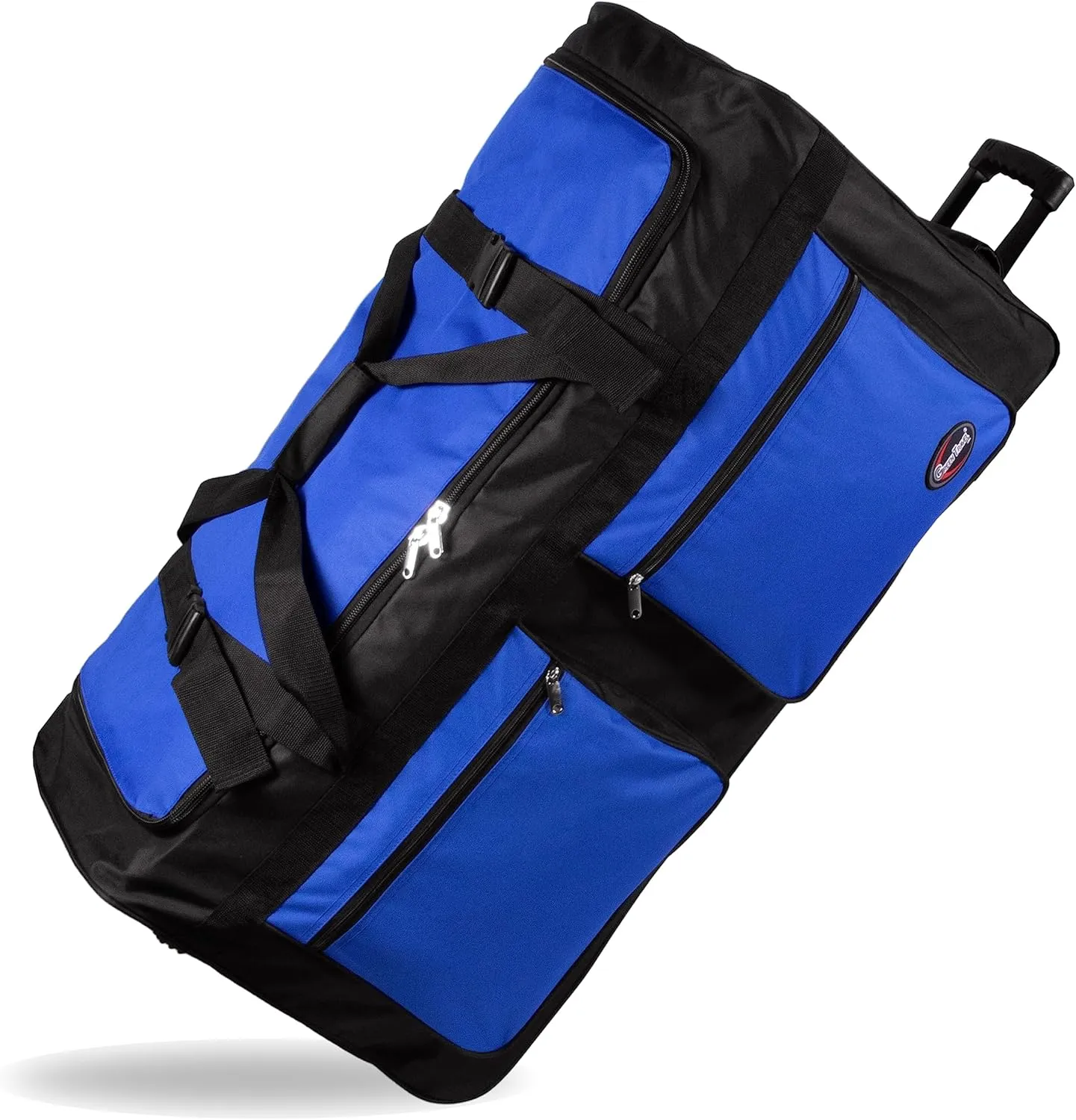 20"/30"/36"/40" Rolling Duffle Bag Travel Wheeled Luggage Suitcase (Blue, 36-inch)