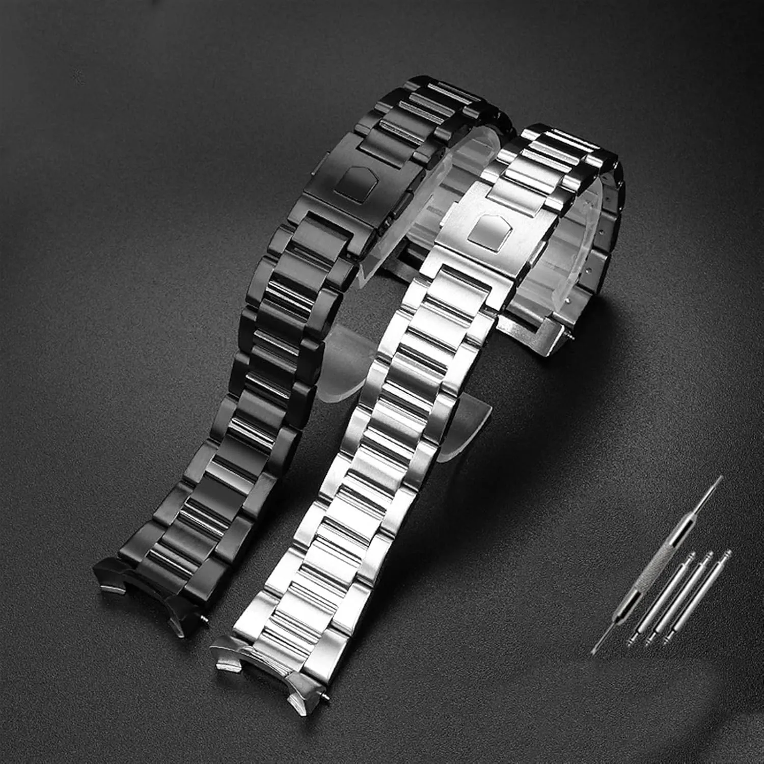 22mm Stainless Steel Watchband For Tag Heuer CARRERA Arc End WatchBand Wrist Bracelet Deployment Man watch strap