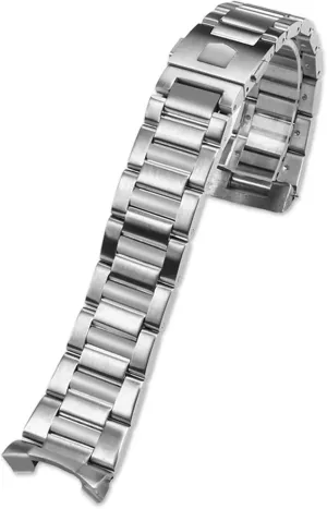 22mm Stainless Steel Watchband For Tag Heuer CARRERA Arc End WatchBand Wrist Bracelet Deployment Man watch strap