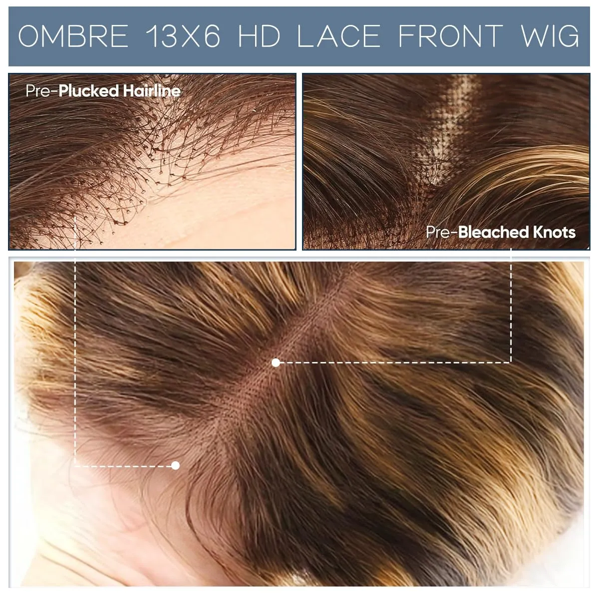 28 Inch Honey Blonde Wig Human Hair 13x6 Lace Front Wig Human Hair Pre Plucked 427 Ombre Body Wave Lace Front Wigs Human Hair 220 Density Blonde Wigs for Black Women