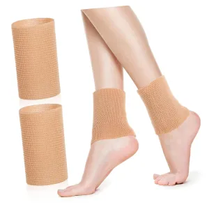 2pcs Ankle Protection Elastic Sleeve Support Ankle Brace for Women Stabilizing Men Ice Elastic Compression Sports Pads Protective Skating Leg Women Protection Nylon