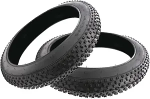 2pcs Bike Fat Tire 76-406/20x3.0 for e Bike | 20 x 3.0 Tire | 20" Electric Bike Tires | Replacement Tire Compatible with Urban Mountain or Three-Wheeled | 30 PSI