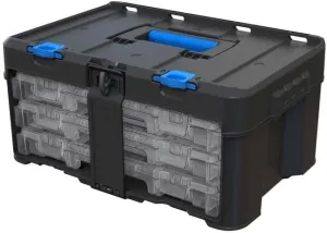 3 Case Parts and Tool Box Organizer Black