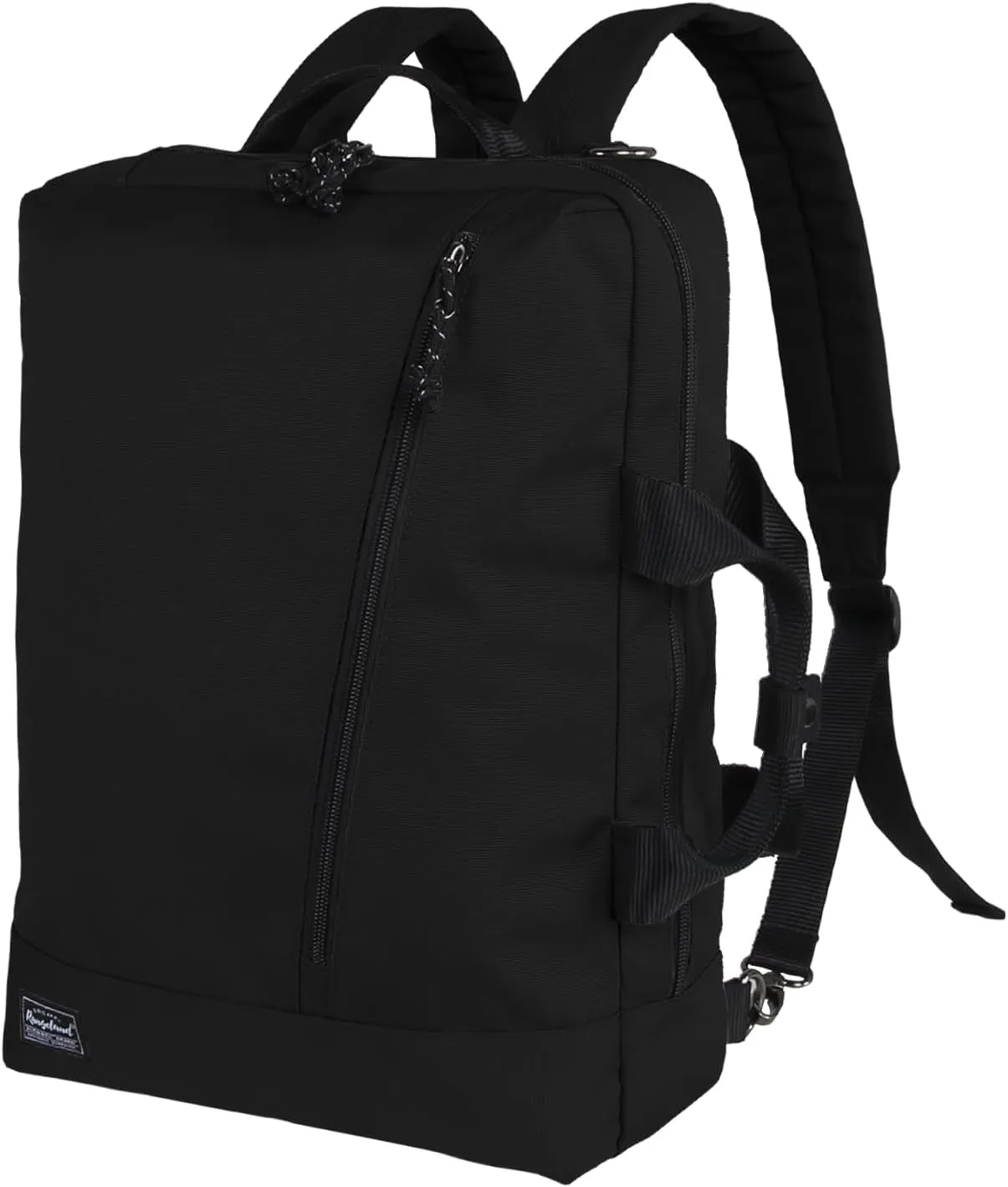 3 in 1 Laptop Backpack for Men Women, Convertible Messenger Bag Backpack, Smart Business Casual Water-Resistant, Black