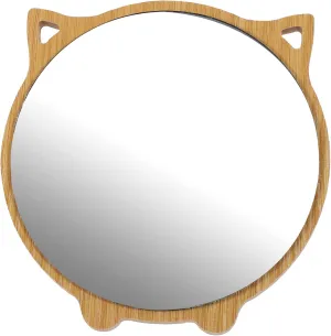 3 Pcs Tabletop Mirror Cosmetic Mirror Makeup Mirror Stereo Mirror Desk Mirror Desktop Mirror Bamboo One-Way Mirror Portable Student
