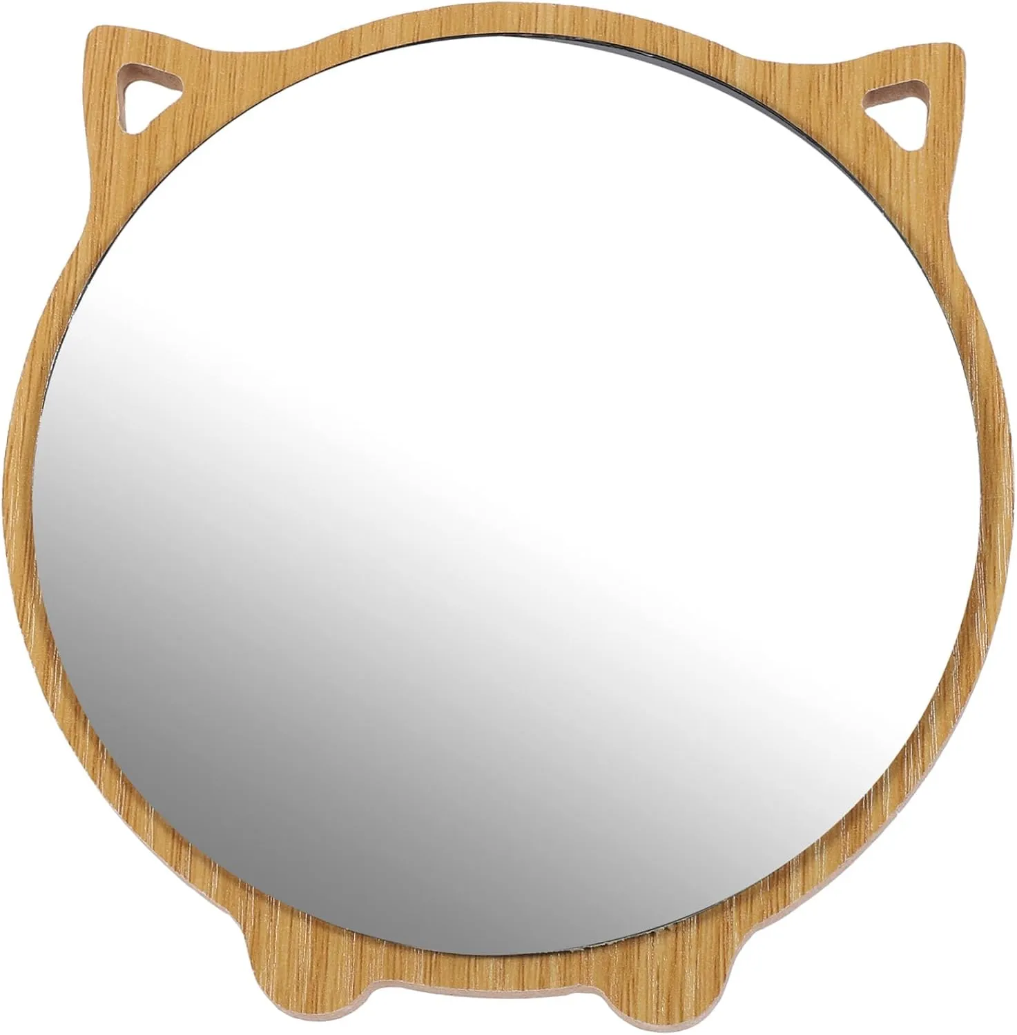 3 Pcs Tabletop Mirror Cosmetic Mirror Makeup Mirror Stereo Mirror Desk Mirror Desktop Mirror Bamboo One-Way Mirror Portable Student