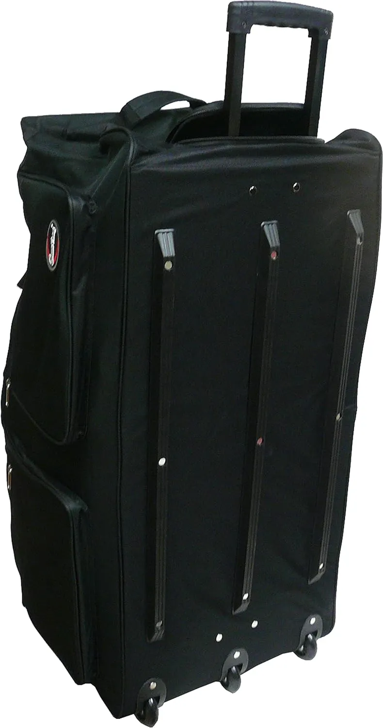 30'' /36'' /40'' Rolling Duffle Bag Travel Wheeled Luggage Suitcase (Black, 40 inch), GT