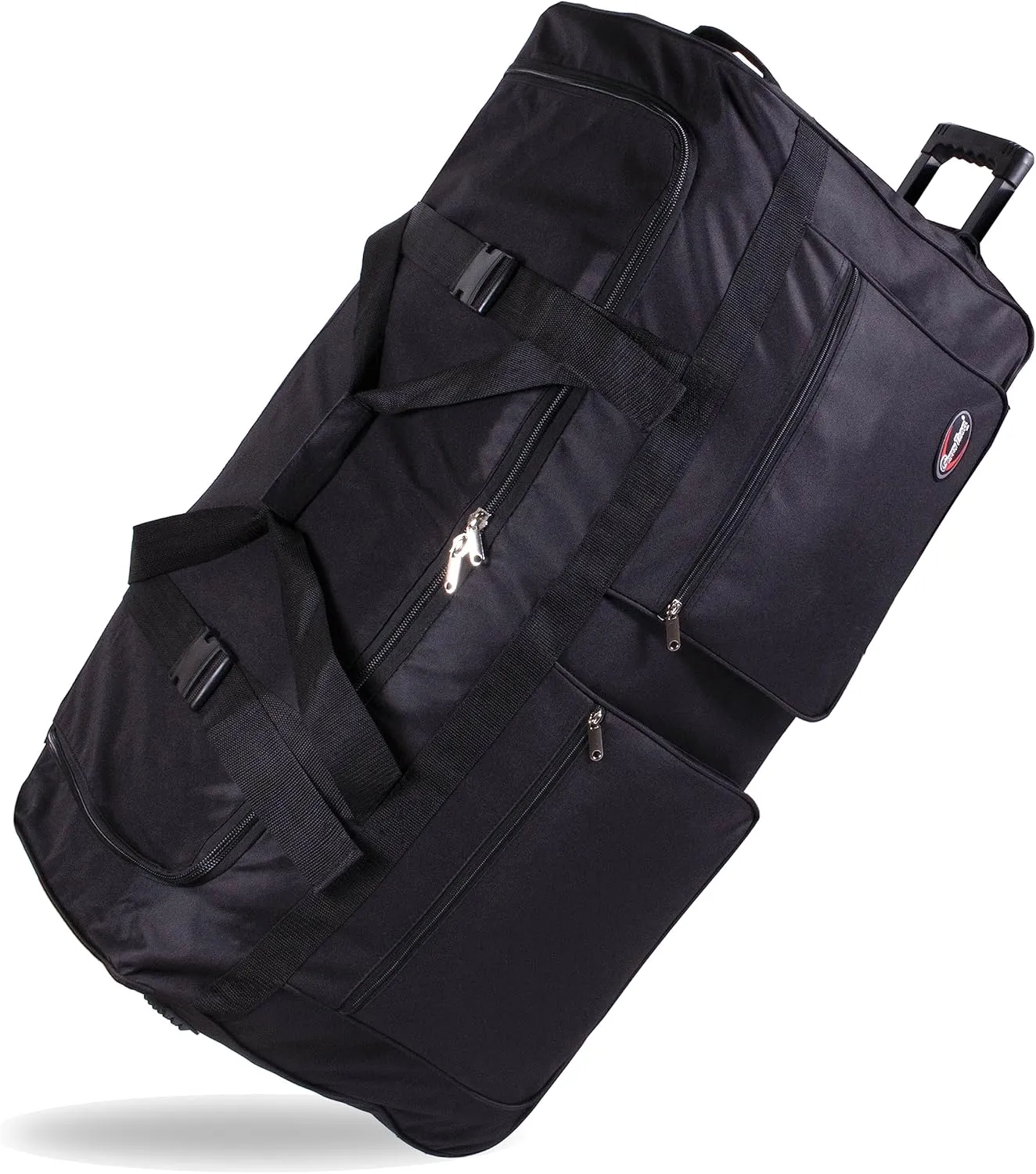 30'' /36'' /40'' Rolling Duffle Bag Travel Wheeled Luggage Suitcase (Black, 40 inch), GT