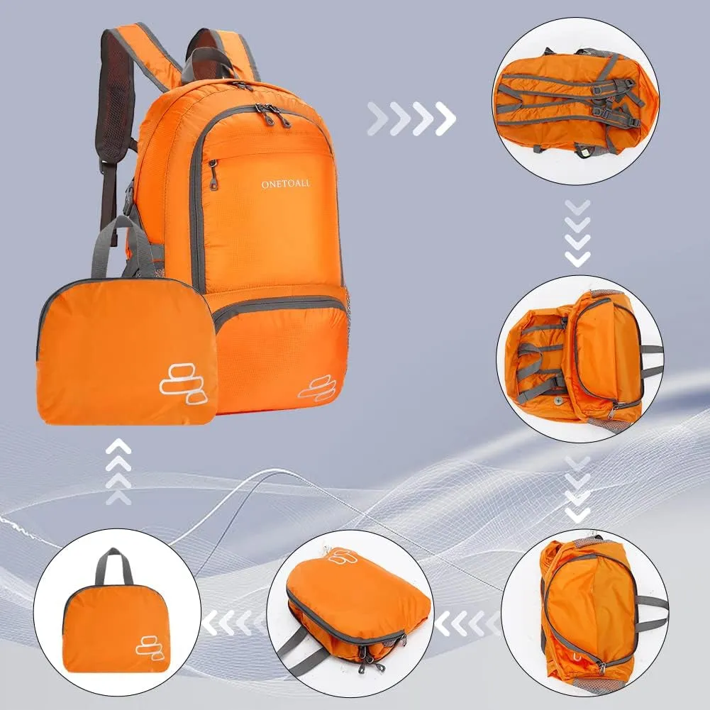 30L Packable Backpack, Lightweight Hiking Backpacks, Foldable Water Resistant Travel Hiking Camping Daypack Backpack