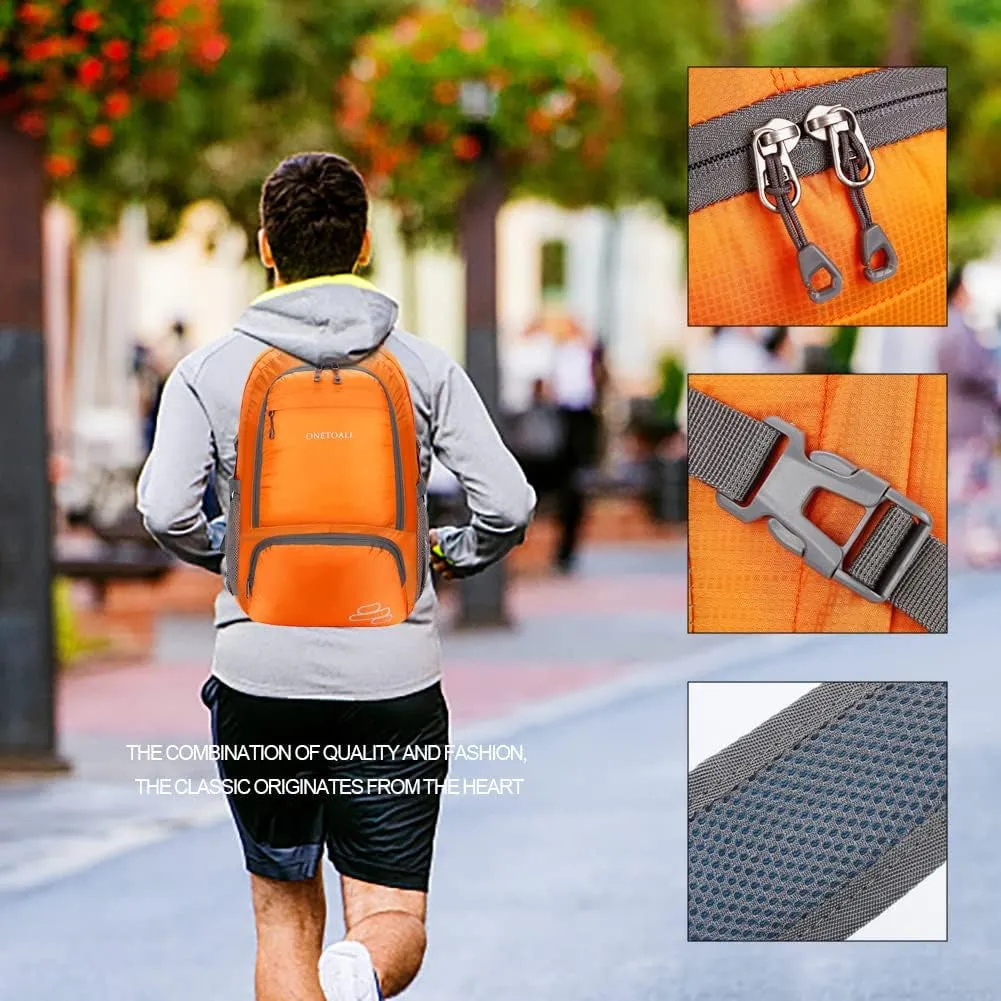 30L Packable Backpack, Lightweight Hiking Backpacks, Foldable Water Resistant Travel Hiking Camping Daypack Backpack