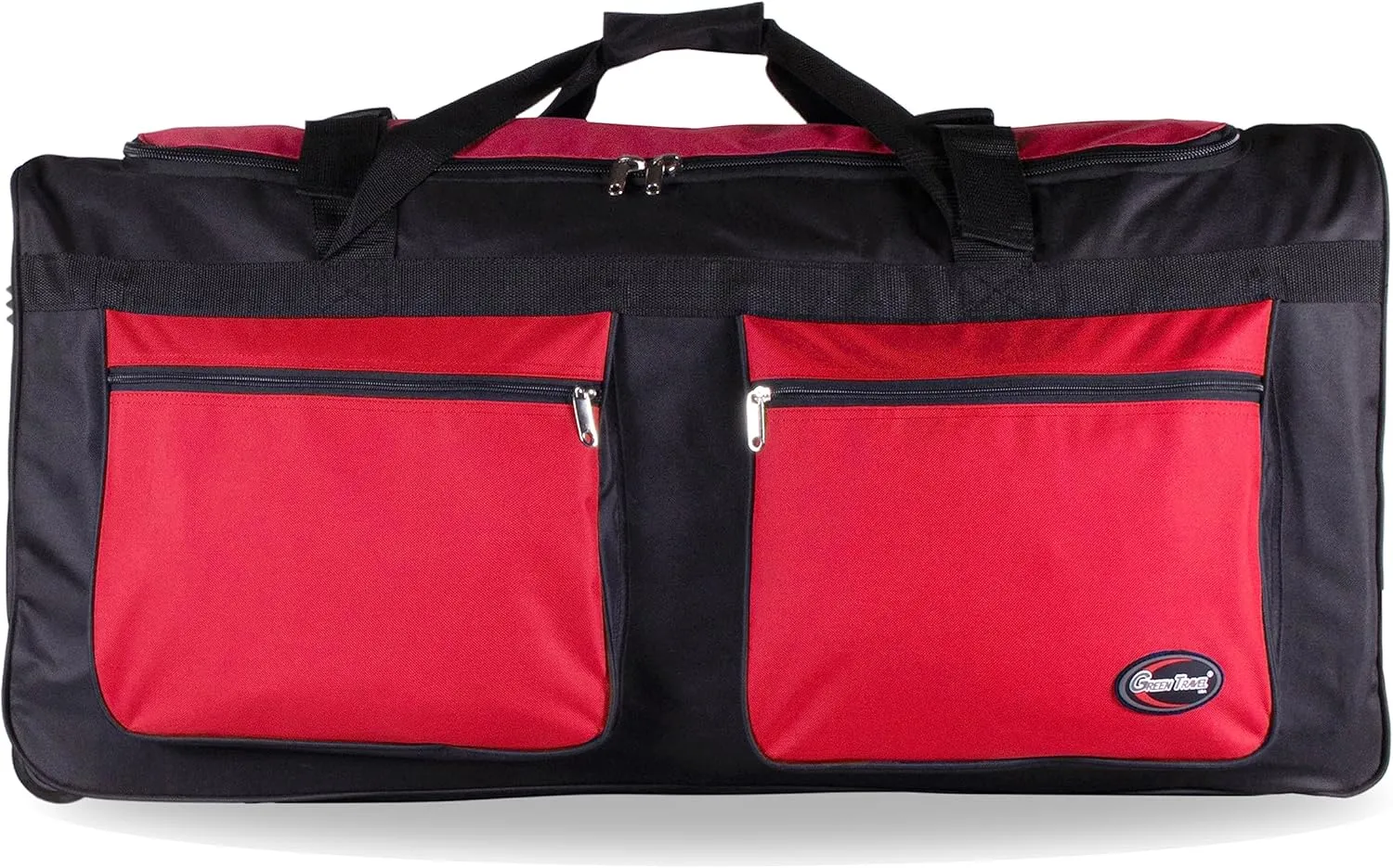 30" /36" /40" Rolling Duffle Bag Travel Wheeled Luggage Suitcase (Red, 40 inch)