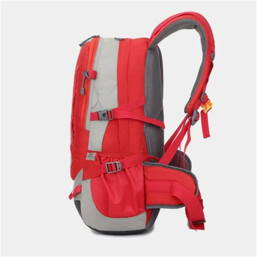 40L Camping Mountaineering Backpack Hiking Backpack Travel Bag Multifunctional Outdoor Backpack(E)