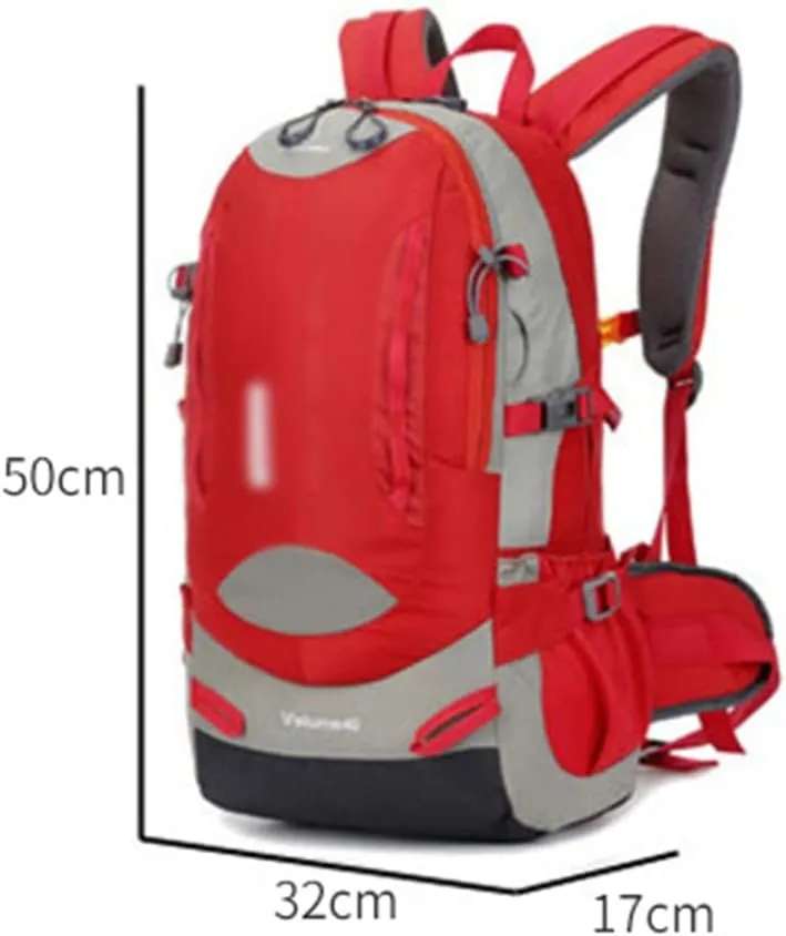 40L Camping Mountaineering Backpack Hiking Backpack Travel Bag Multifunctional Outdoor Backpack(E)