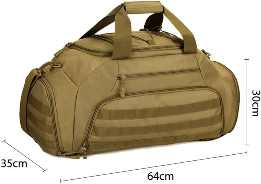 45L Outdoor Sports Backpack Camouflage Backpack Large Capacity Handbag Camping Travel Rucksack(C)