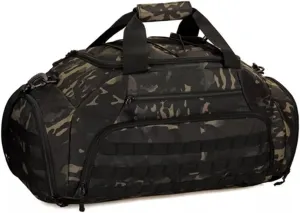 45L Outdoor Sports Backpack Camouflage Backpack Large Capacity Handbag Camping Travel Rucksack(C)