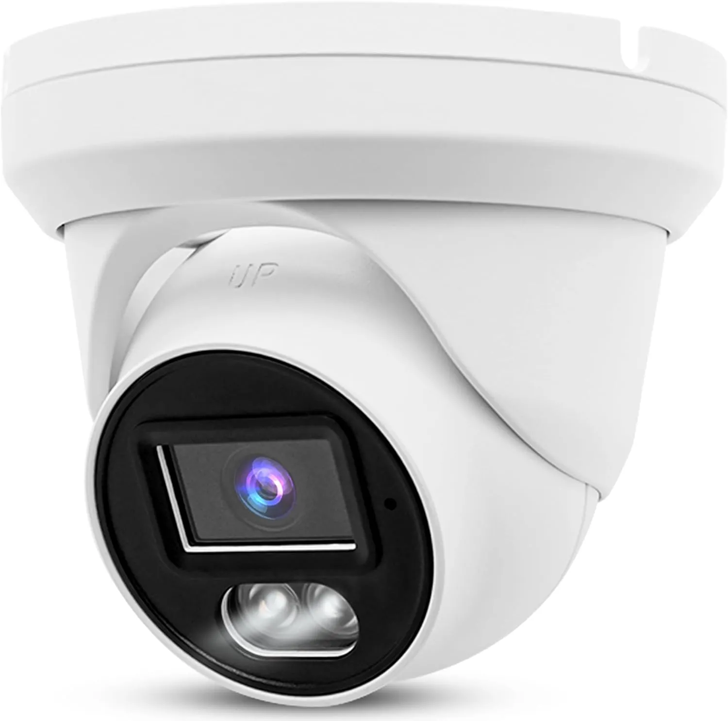 4K 8MP PoE IP Turret Camera Outdoor 24/7 Full Color Night Version 2.8mm 105° Wide Angle, H.265, IP66, ONLY Compatible with Hik-Vision Uniview NVR, NDAA Compliant IP Security Camera