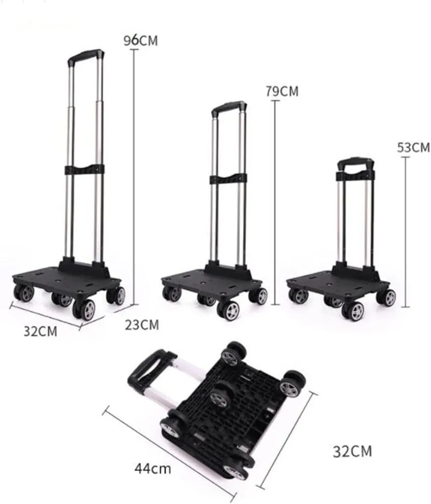 5-Wheeled Household Foldable and Detachable Shopping cart（KL5J）
