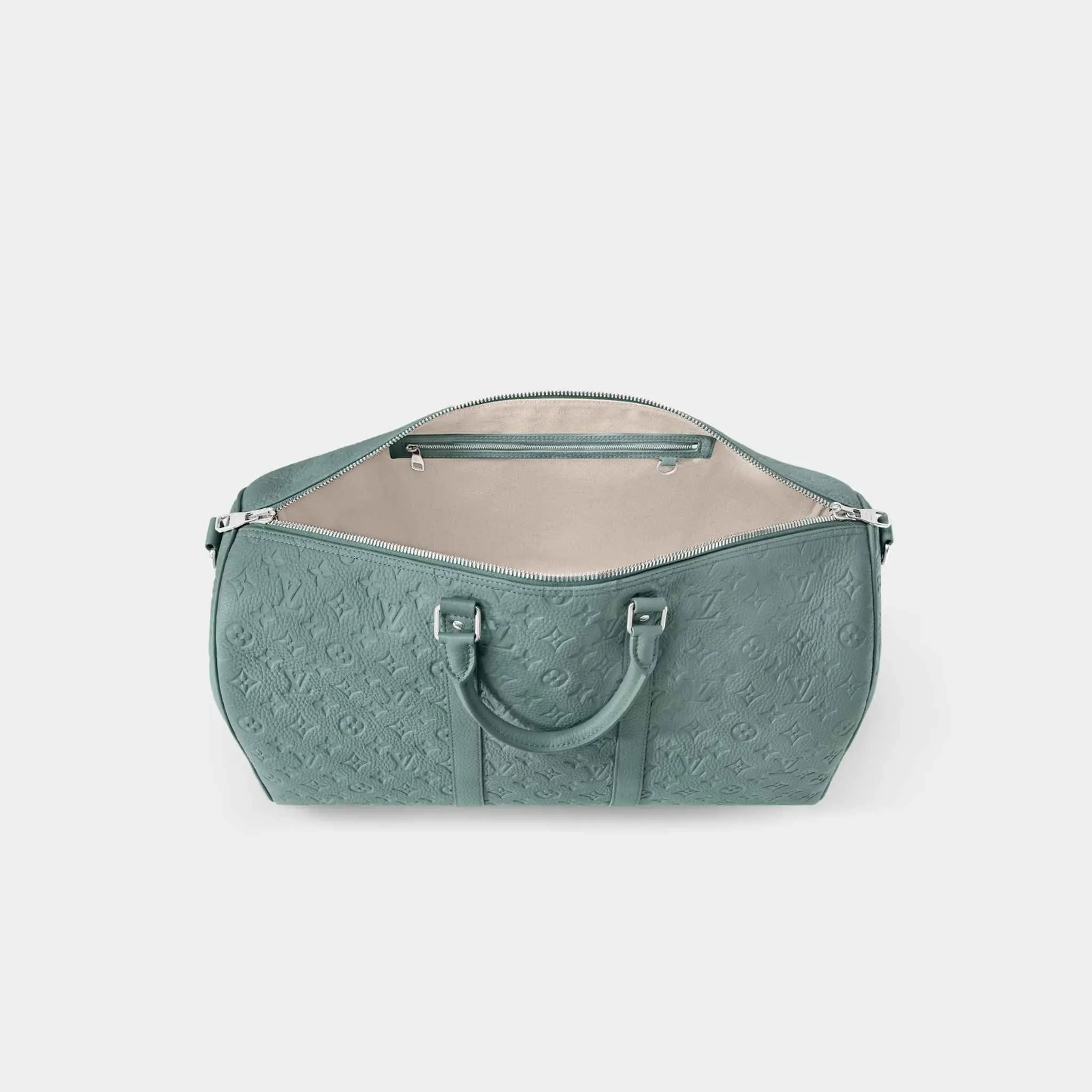 50 Satisfied clients Monogram-embossed Keepall Markdown Leather Taurillon Bandoulière