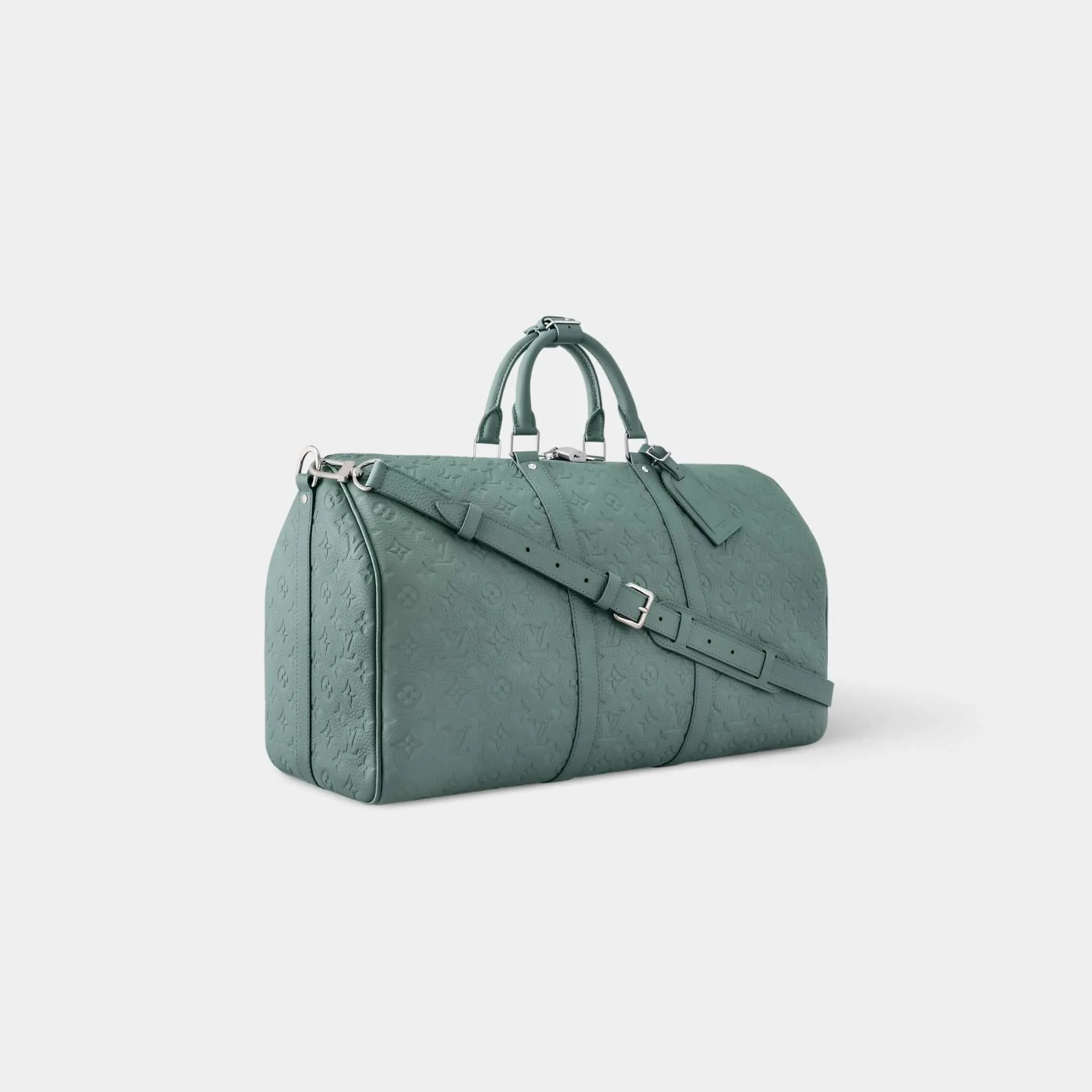 50 Satisfied clients Monogram-embossed Keepall Markdown Leather Taurillon Bandoulière