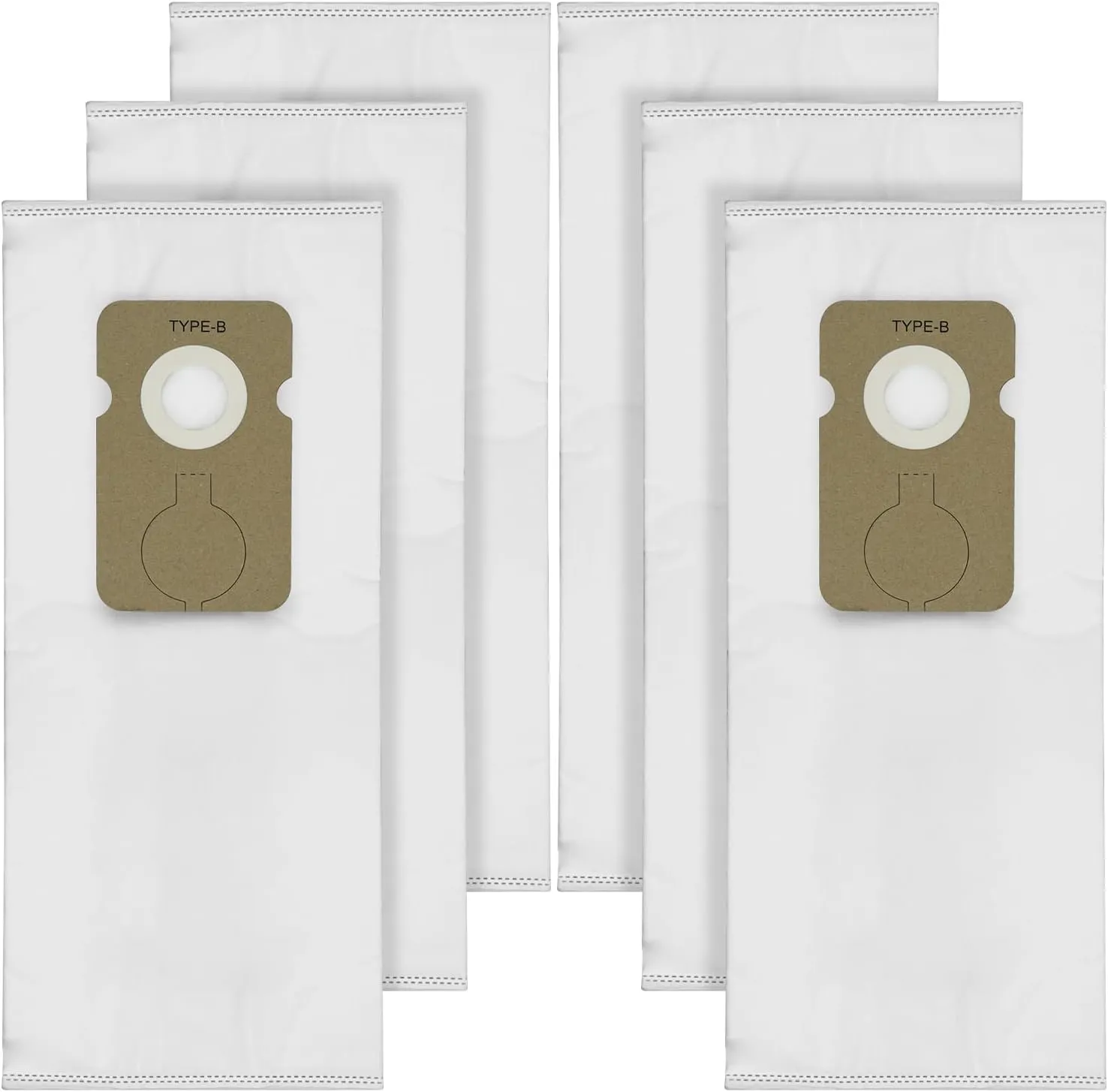 6 Pack Replacement RBH-6 Upright HEPA Vacuum Bag for Riccar 8625 8650 8850 8750 8900 8920 8925 8955 for Simplicity 7200 7250 7300 7350 7700 7750 7850 7400 7450 7900 795 Plus Vacuum Models
