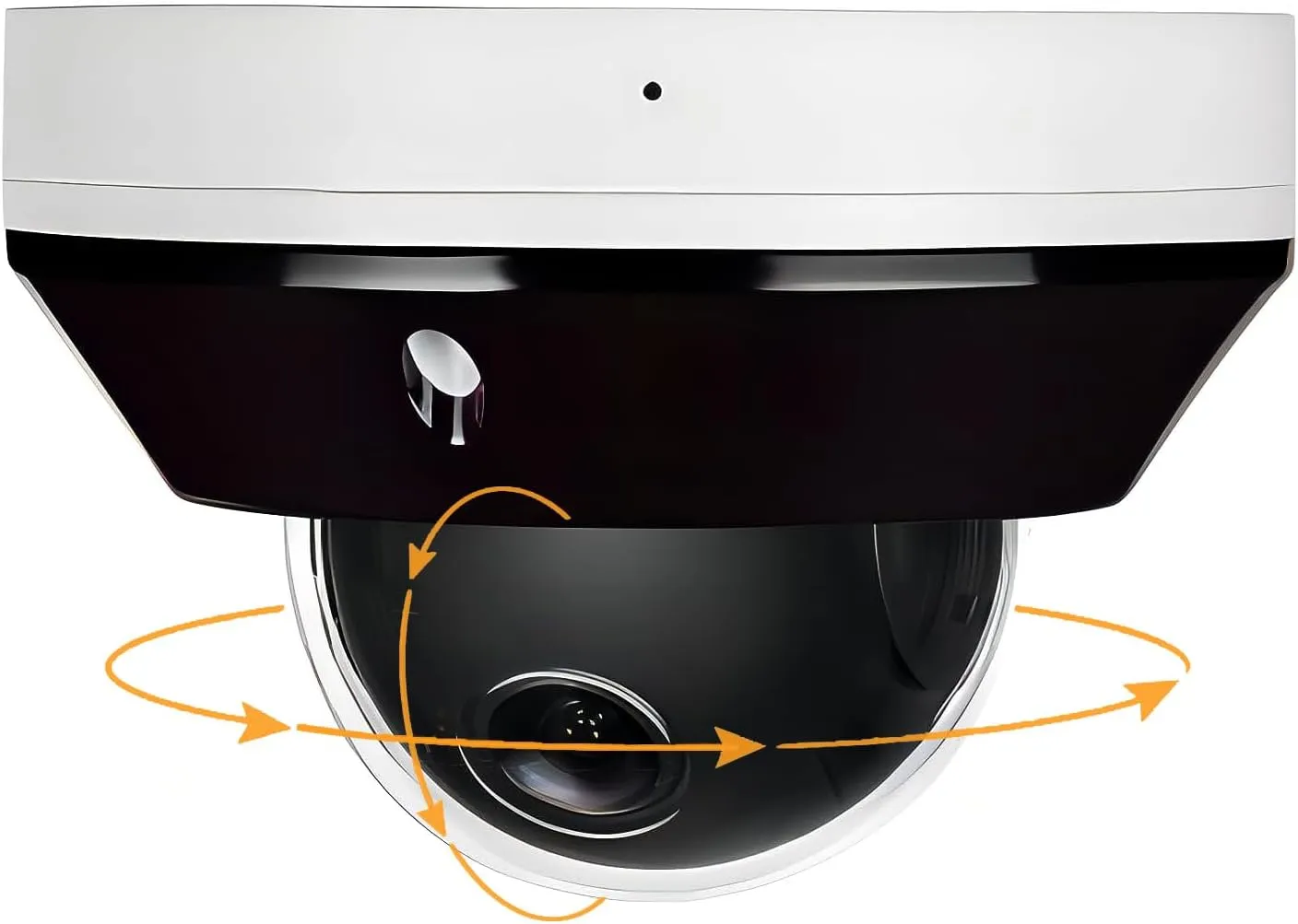 6MP Mini PTZ Dome PoE IP Camera Outdoor with Pan Tilt, 3X Zoom, 2.8-8mm Motorized Varifocal Lens, H.265, IP66, ONLY Compatible with Hik Vision and Uniview NVR, NDAA Compliant