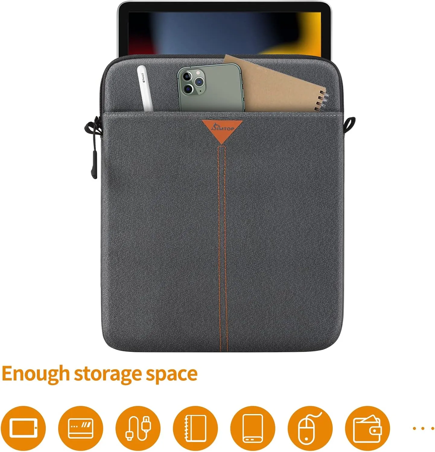 9-11 inch Tablet Sleeve iPad Sleeve Bag Compatible with iPad Pro 11-inch 4th Generation, iPad Air 5th Generation, iPad Air 5th Generation, Samsung Galaxy Tab S9 /S9, FE Lenovo Tab P11