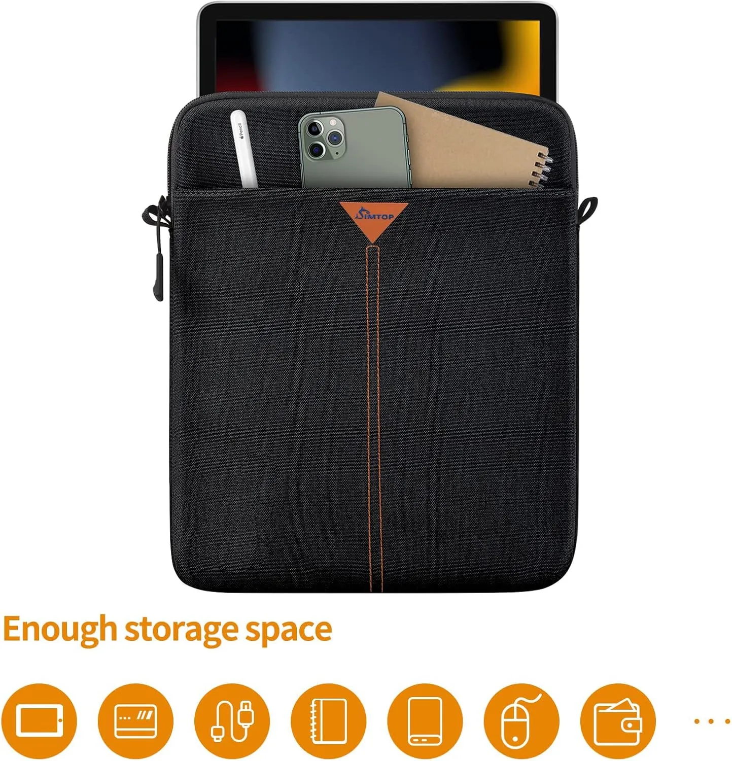 9-11 inch Tablet Sleeve iPad Sleeve Bag Compatible with iPad Pro 11-inch 4th generation, iPad Air 5th generation, iPad Air 5th generation, Samsung Galaxy Tab S9 /S9, FE Lenovo Tab P11