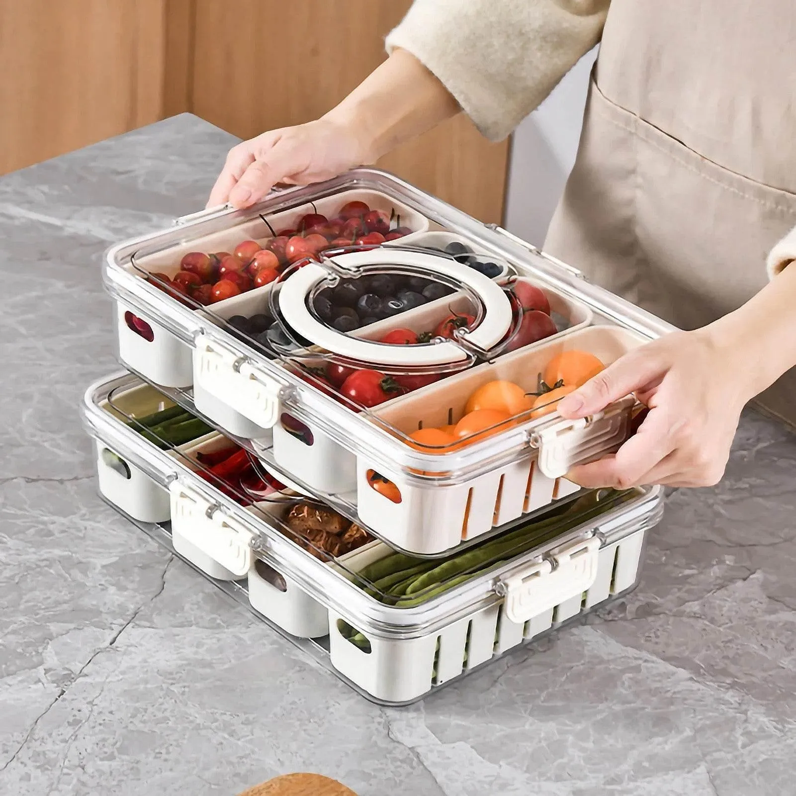 Airtight Food Storage Container Set - Kitchen Organizers