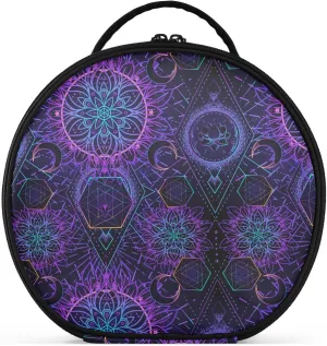 ALAZA Sacred Geometry Makeup Bag Travel Cosmetic Bag Large Toiletry Organizer