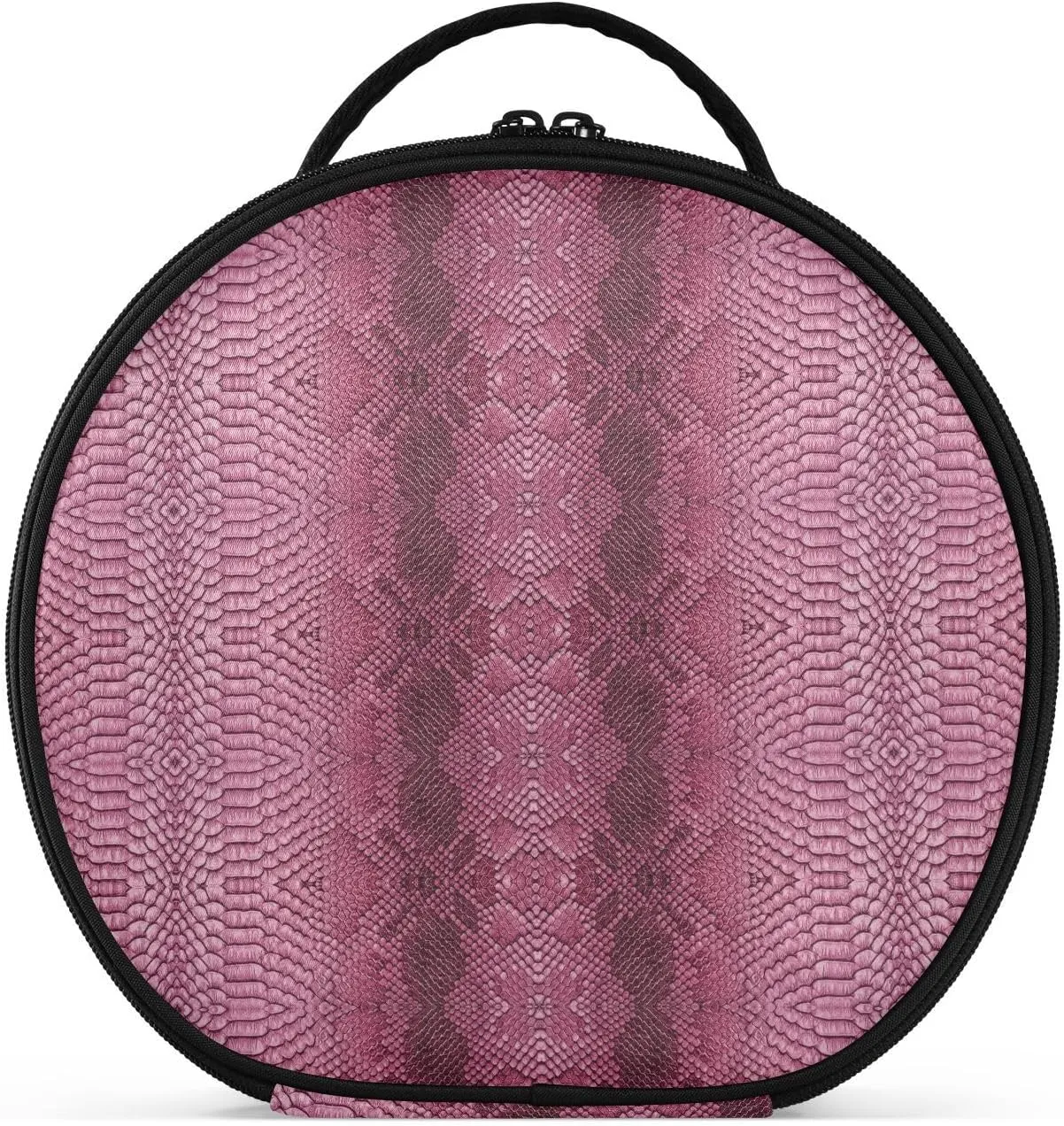ALAZA Snake Skin Texture Closeup Toiletry Bag Travel Makeup Case Organizer for Women