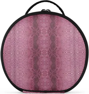 ALAZA Snake Skin Texture Closeup Toiletry Bag Travel Makeup Case Organizer for Women