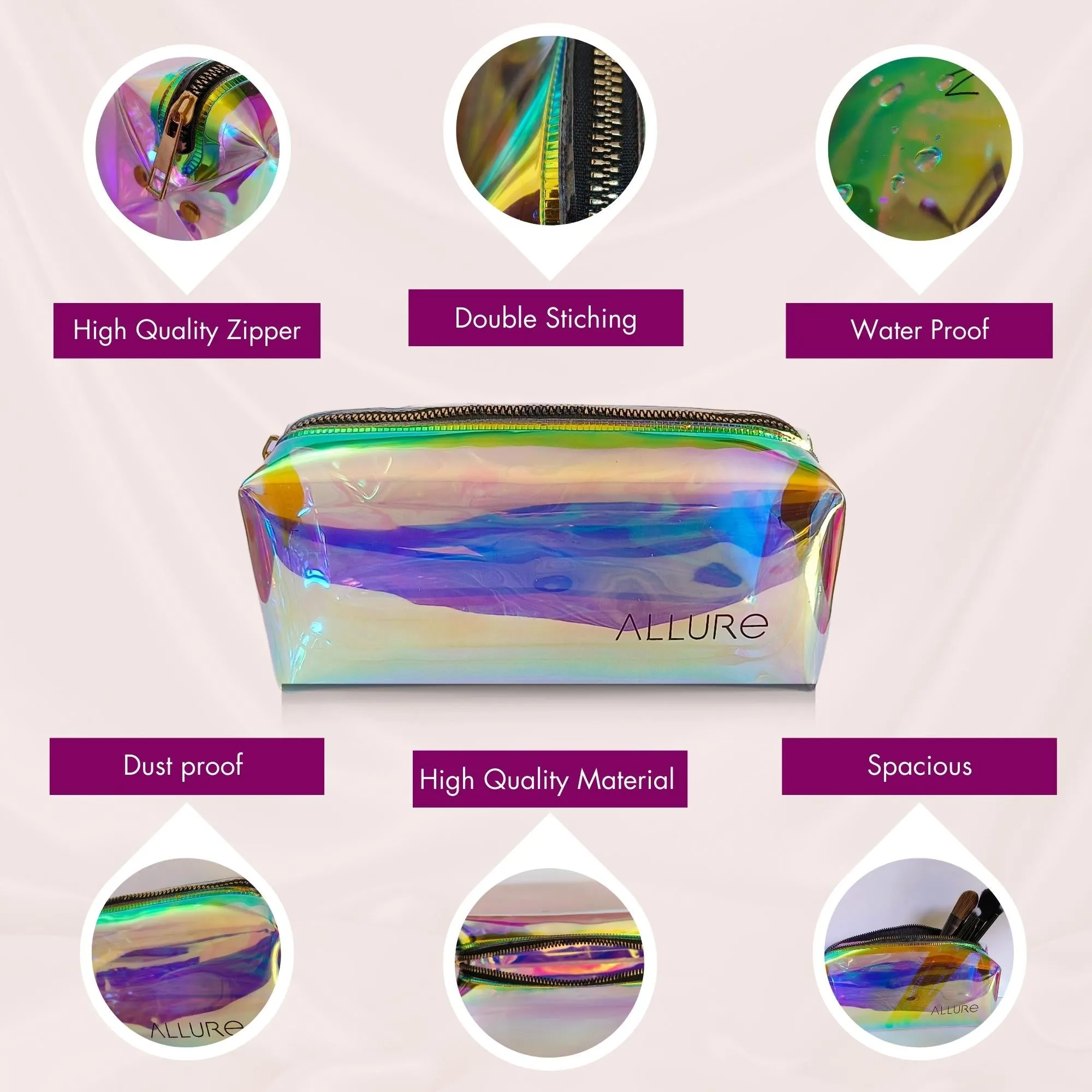 Allure holographic pouch 1988