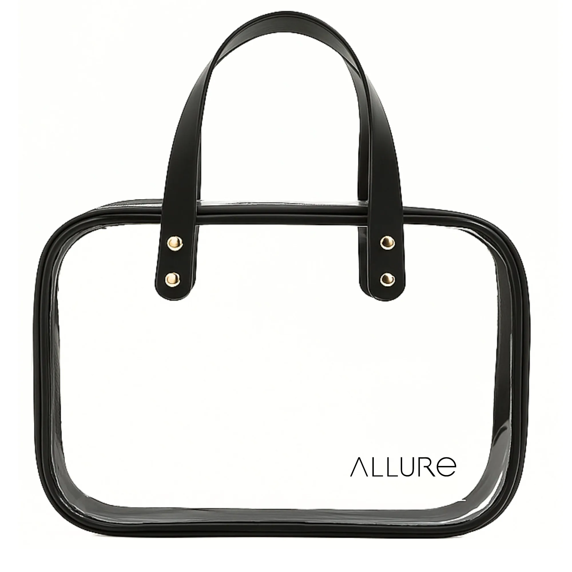 Allure Transparent Travel Makeup Bag with Handles (ATHB_11)