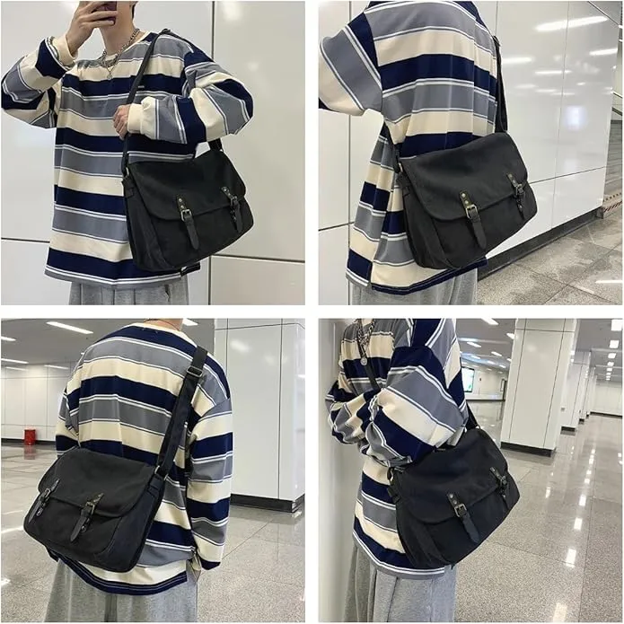 Almer | Stylish Vintage Messenger Bag for Travel and Everyday Use