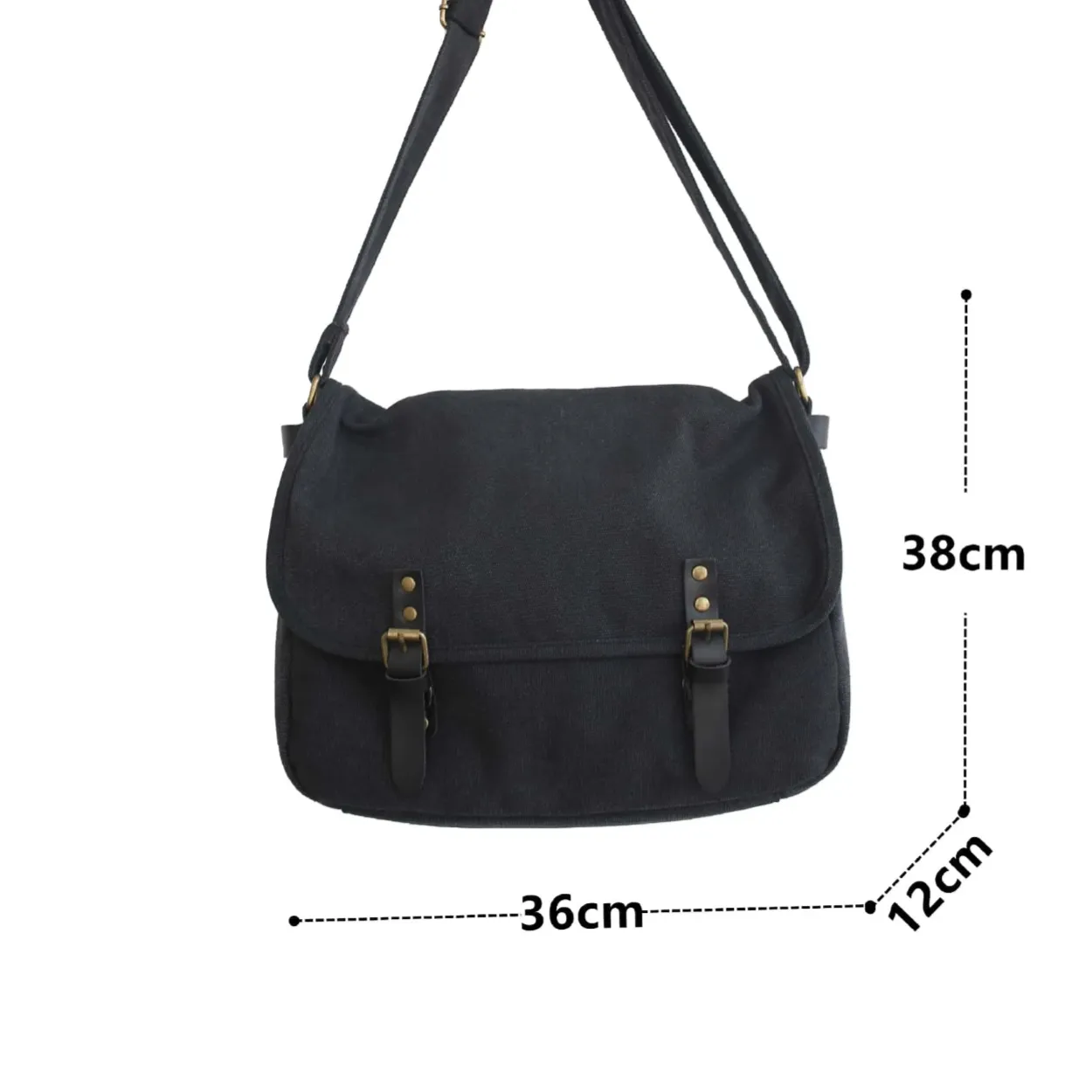 Almer | Stylish Vintage Messenger Bag for Travel and Everyday Use