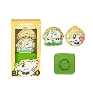 Amortals Dog Paw Puff Set - Yellow Edition