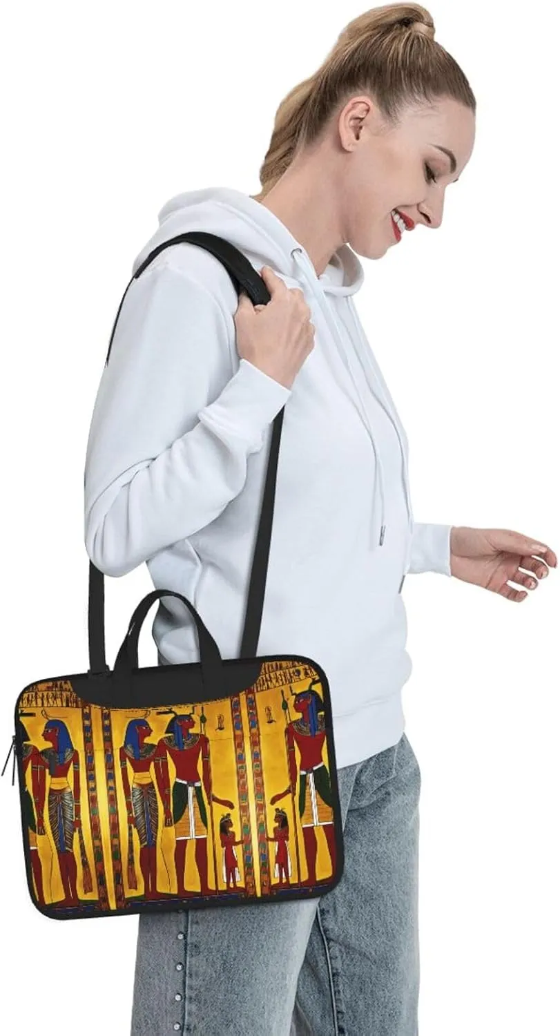 Ancient Egypt Tribe Series Print Trendy Oxford Cloth Laptop Bag - Versatile Laptop Case,Messenger Bag, Shoulder Bag