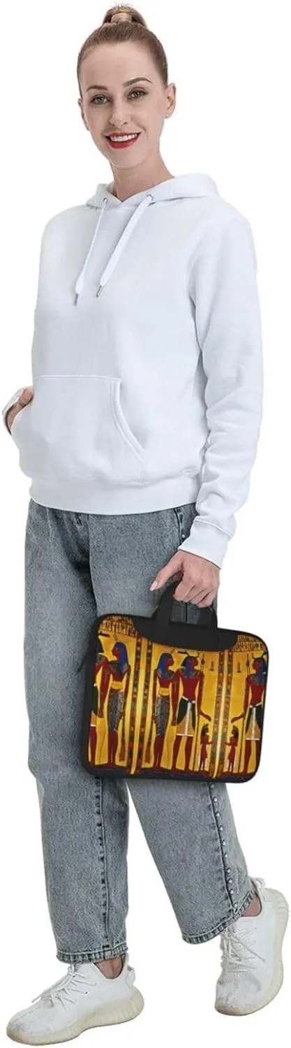 Ancient Egypt Tribe Series Print Trendy Oxford Cloth Laptop Bag - Versatile Laptop Case,Messenger Bag, Shoulder Bag